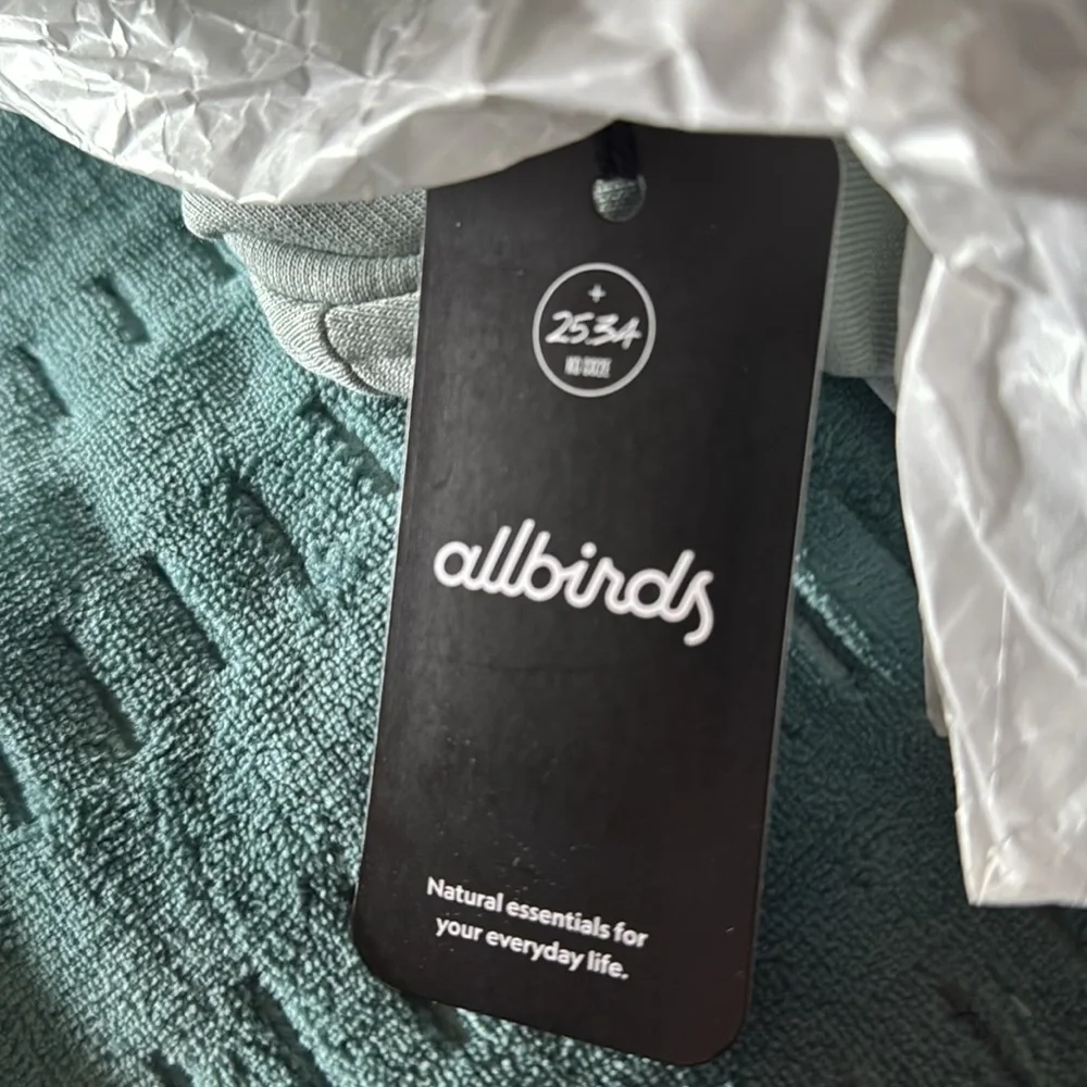 Allbirds anytime full zip hoodie dark grey mens size L new with tags